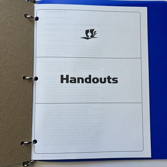 BJU Press Bob Jones University Bible 9 Student Handouts Homeschool Curriculum - Picture 5 of 10